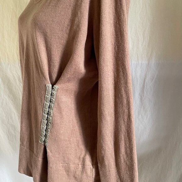 Soft Surroundings Corset-style Front Side Closure Top Size L  Angora and Cotton* - Picture 2 of 7